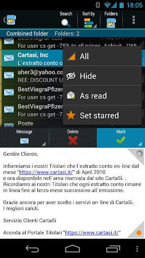 ProfiMail Go - email client screenshot 8
