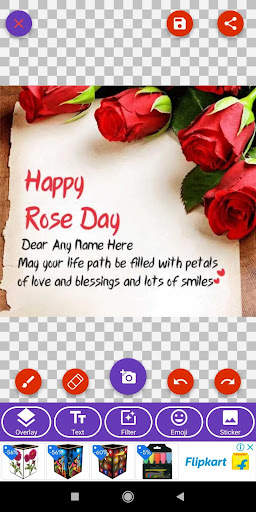 Happy Rose Day:Greeting, Photo screenshot 7
