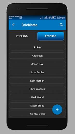 CricKhata - Cricket score saving app screenshot 2