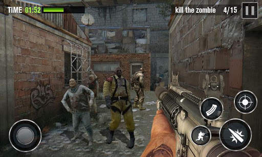 Zombie Invasion Dead Hunter Last Survival 3D screenshot 2