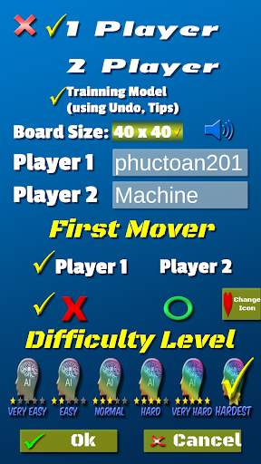 Tic Tac Toe AI - 5 in a row screenshot 7