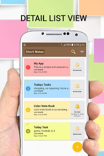 Notepad dengan catatan warna - pengingat catatan screenshot 2