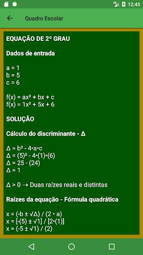 Fórmulas de Matemática screenshot 2