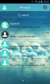 (FREE) GO SMS PRO CLEAN THEME screenshot 3