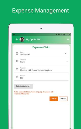 HRMS App, Online Time tracker 13 تصوير الشاشة