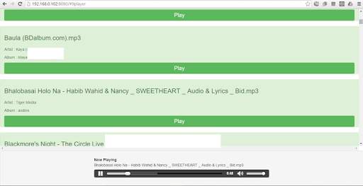 WIFI IP Music Player 4 تصوير الشاشة