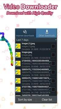 All video downloader:  Video downloader 2018 screenshot 5