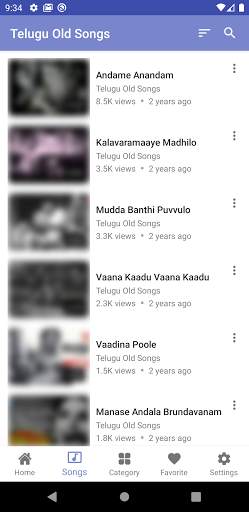Telugu Old Songs screenshot 3