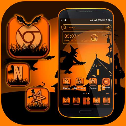 Halloween Dark Night Launcher Theme 4.2