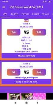 ICC Cricket World Cup 2019 screenshot 1