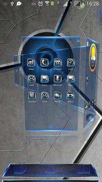 BlueFuture Next Launcher Theme screenshot 2