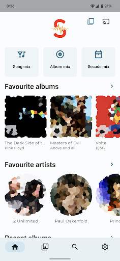 Symfonium: Music player & cast screenshot 4