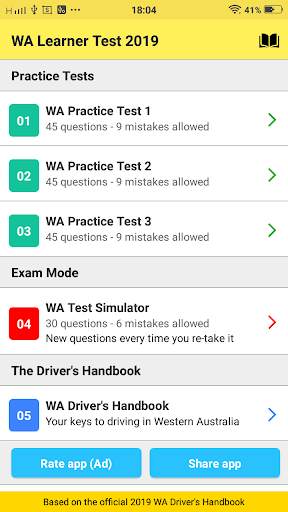 Western Australia Drivers License screenshot 1