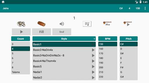 Jalra - Carnatic Mridangam - Metronome screenshot 10