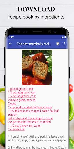 Italian recipes with photo offline screenshot 2