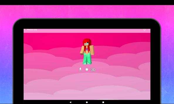Girls Skins for Minecraft PE in 3D screenshot 10