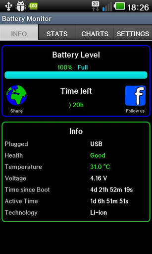 Battery Monitor Widget screenshot 3