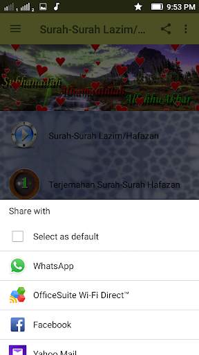 Surah-Surah Lazim/Hafazan screenshot 3