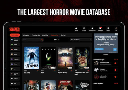 Slasher Horror Social Network screenshot 15