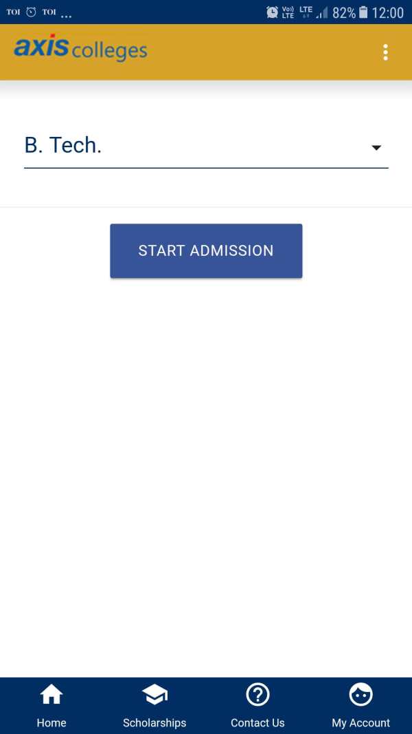 Axis Admissions screenshot 2