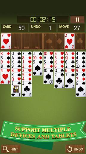 Freecell Solitaire :Card Games screenshot 2