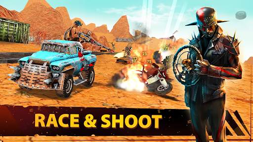 Dead Paradise Car Race Shooter 2 تصوير الشاشة