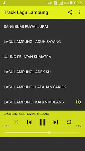 MUSIK LAMPUNG OFLINE screenshot 1