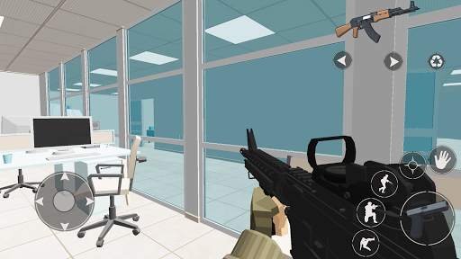 Zombie Battleground: Shooting Games Pixel FPS 3D screenshot 4