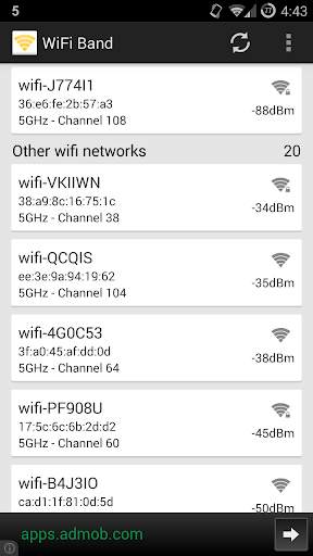 WiFi Band screenshot 1