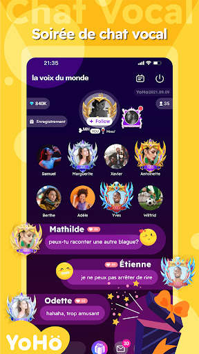 YoHo : Chat vocal de groupe screenshot 1