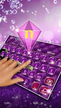 Diamond Zip Lock Keyboard Theme screenshot 2