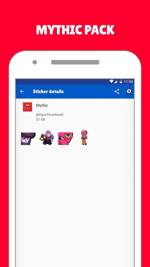 Brawl Stars Stickers: Stickers for WhatsApp screenshot 7