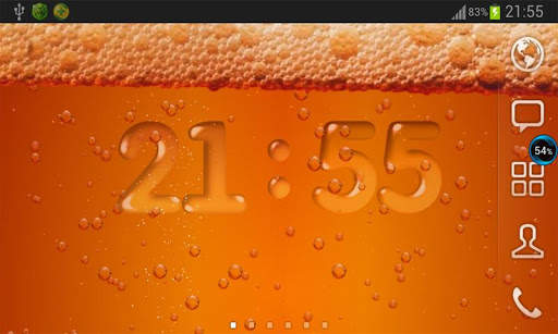 Beer & Battery level LWP Pro screenshot 9