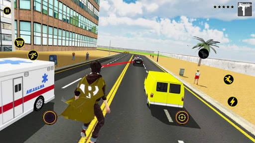 Super Speed Flying Hero Games : Rescue Survival screenshot 3
