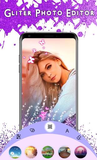 Glitter Light Effect Filter - Magic Light Filter скриншот 4