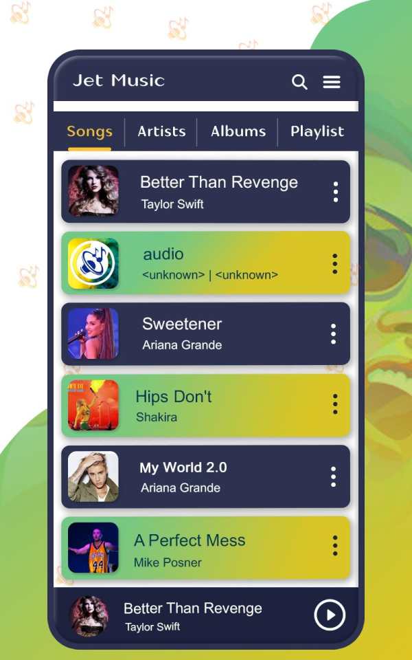 Jet Music - Jet Audio screenshot 1