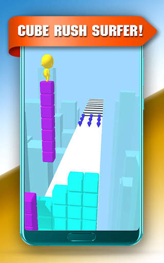 Perfect 3D Block Surfer! screenshot 2