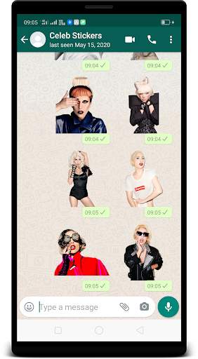 Lady Gaga WAStickerApps : Stickers for Whatsapp screenshot 4