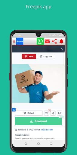 Freepik: graphic design (official app) 3 تصوير الشاشة