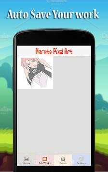 Naruto Color By Number : Pixel Art screenshot 7