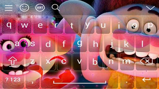 Trolls world tour keyboard screenshot 3