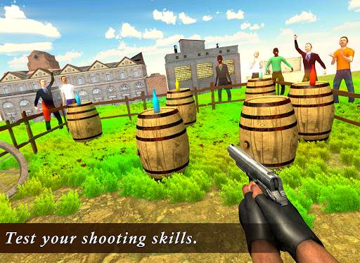 Real Bottle Shoot 3D- Expert Gun Shooting Game screenshot 2