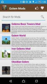 Golem Mod Untuk MCPE ' screenshot 1