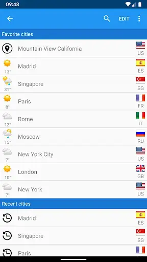 Weather Switzerland XL PRO screenshot 10