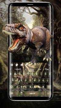 3D Dinosaur Keyboard Theme 1 تصوير الشاشة