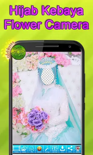 Kebaya Hijab Bunga Camera screenshot 4