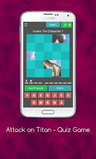 Guess Shingeki no Kyojin (AOT) - Quiz Game screenshot 1