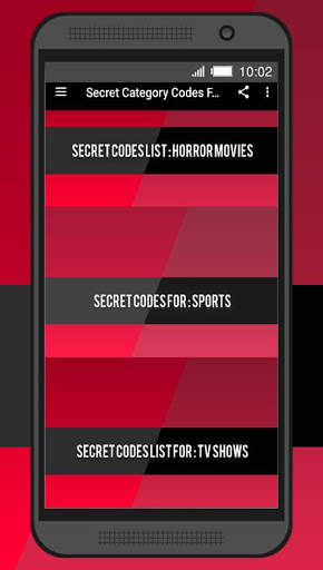 Secret Category Codes For TV Online Streaming screenshot 4