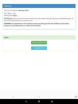 VIP KING Football TIPS screenshot 2