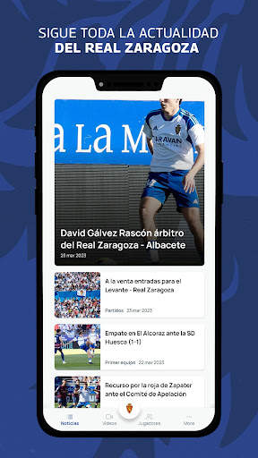 Real Zaragoza - App Oficial screenshot 2